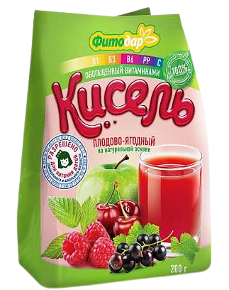 C01. Kisel ~ Кисель Плодово-ягодный 200г*15шт