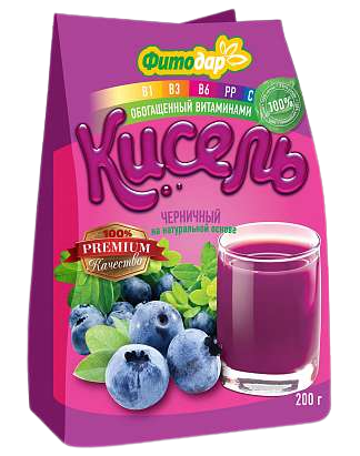 «Фитодар» Кисель Черничный 200г*15шт