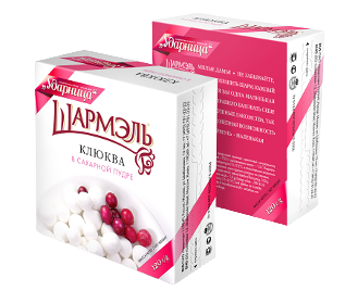 *Шармэль* Клюква в сахарной пудре 120г*12шт.