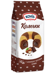 3.0 Сдобные «Колечки» с шоколадно-ореховым кремом 240гр*6шт