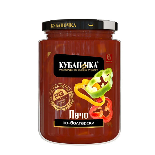 *Кубаночка*Лечо по-болгарски 500г .12 шт.
