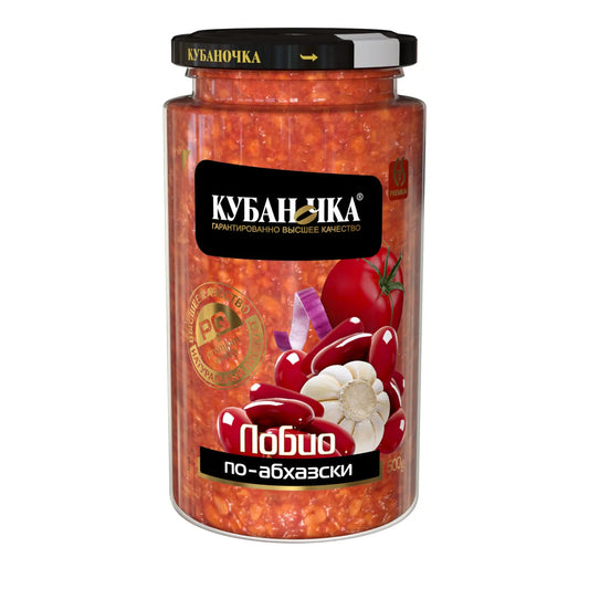 *Кубаночка* Лобио по-абхазски 500 г.12 шт