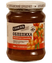G00. Jam ~ Облепиха протертая с сахаром 280гр*12шт