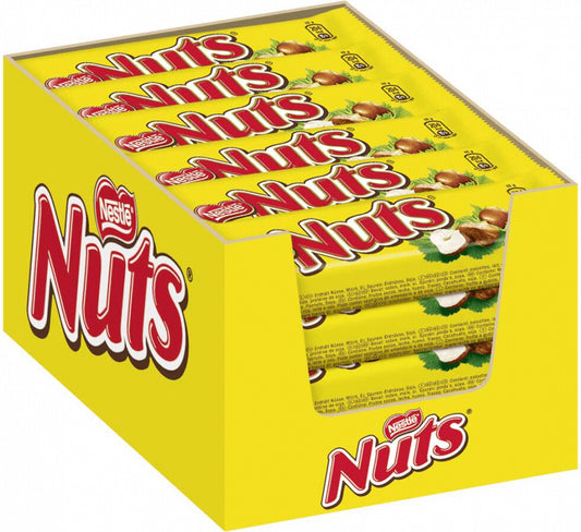 Шоколадный батончик с орехами Nuts Nestles 50g/30ps