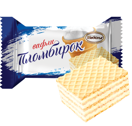 5.1 Wafers ~ Вафли Пломбирок весовые 3кг/6.61lb