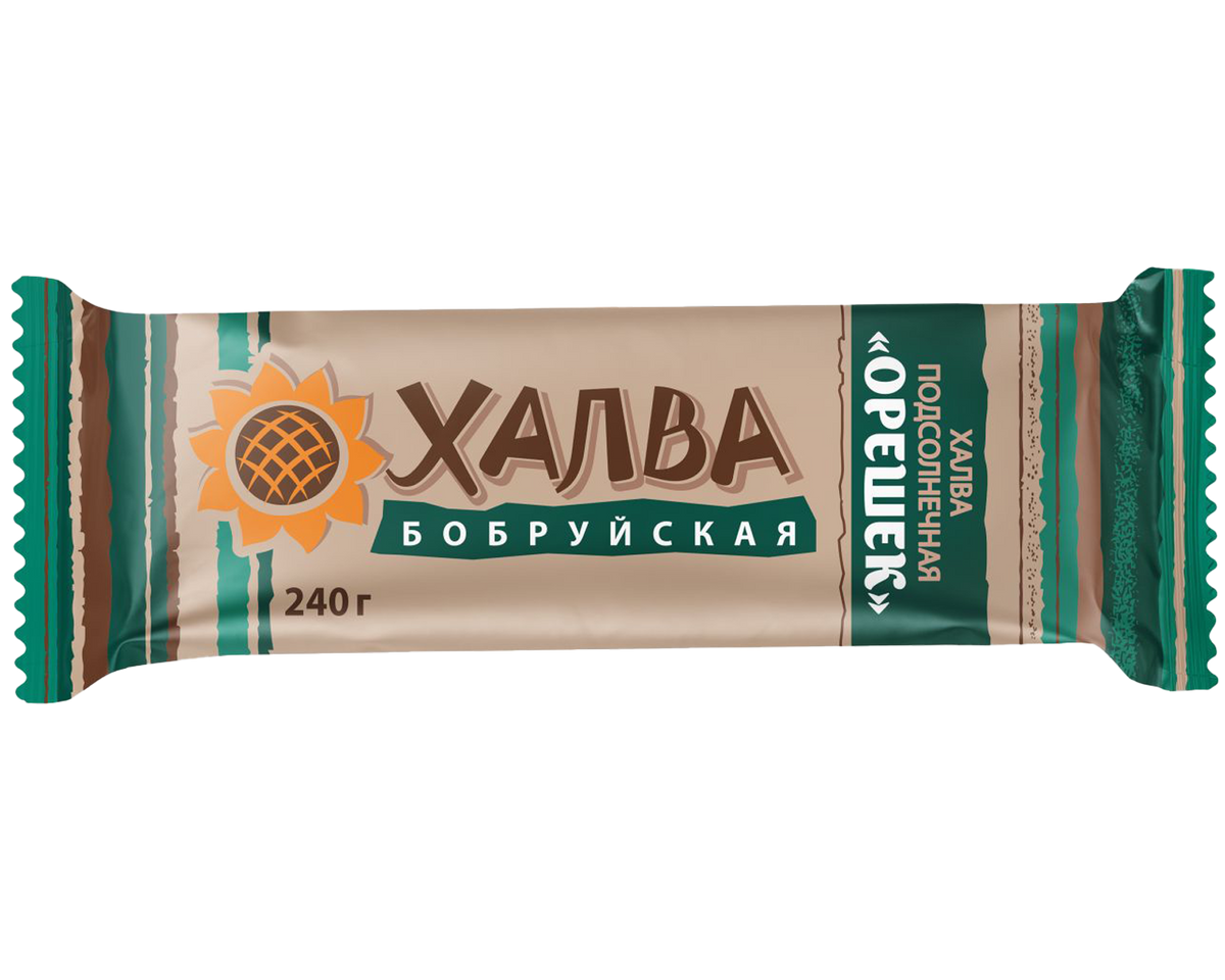 B45. Xalva ~ Халва Бобруйская Орешек 240гр*16шт