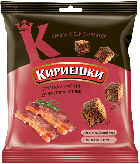 (101)Сухарики «Кириешки» со вкусом бекона 40г*60шт. 101