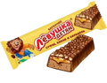 Chocolate Bars ~ Батончики *Левушка детям* глазированная с суфле и карамелью 42гр*20шт