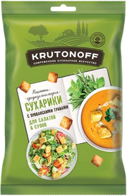 8.5 Snacks ~ Сухарики KRUTONOFF пшеничные с прованскими травами 100гр*28шт