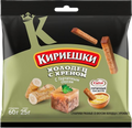 Chips&Snacks ~ Сухарики «Кириешки» 60гр ржаные с соусом холодец с хреном + горчичный соус «Calve» 60гр*30шт