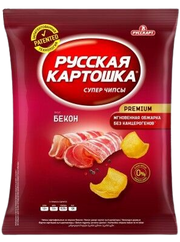 7.5 Chips ~ Картофельные чипсы со вкусом Бекона 150г*9шт