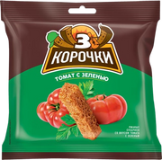 8. Snacks ~ Сухарики 3Корочки Томат и зелень 100г*25шт