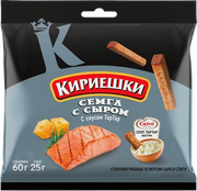 8.3 Snacks ~ Кириешки Семга с сыром + соус тар-тар 60гр*30шт