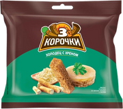 8. Snacks ~ Сухарики 3Корочки Холодец с хреном 100г*25шт