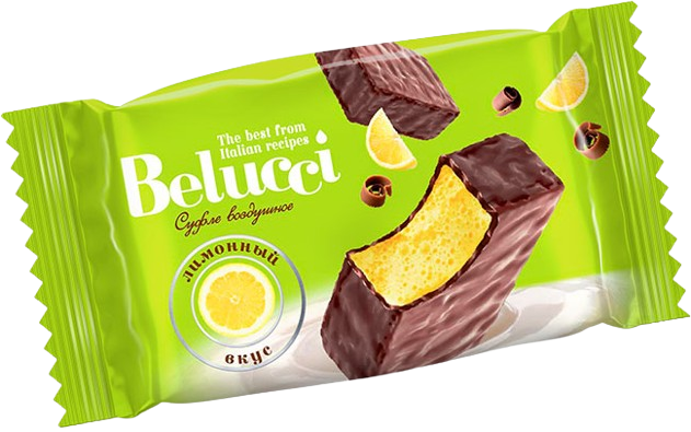 A22. Candy loose ~ Конфеты суфле Belucci с лимонным вкусом 1,2кг/2,64lb