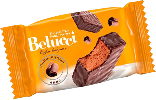 A22. Candy loose ~ Конфеты суфле Belucci с шоколадным вкусом 1,2кг/2,64lb
