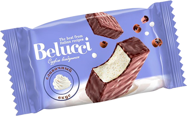 A22. Candy loose ~ Конфеты суфле Belucci со сливочным вкусом 1,2кг/2,64lb