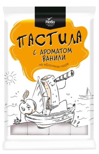 «Нева» Пастила с ароматом ванили 200г*8шт