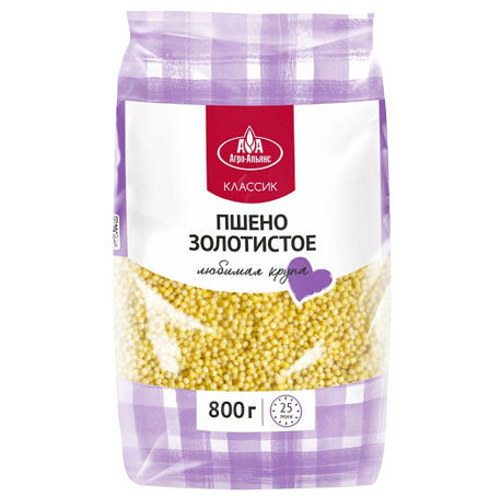 «АгроАльянс» Пшено Классик 800г*12шт