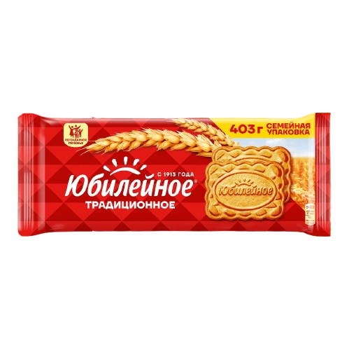 3.2 Cookies ~ Печенье Юбилейное традиционное 403г*12шт