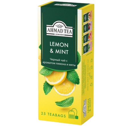 «Ahmad Tea» Чай AHMAD TEA Lemon & Mint 25п*12шт