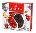 «Akbar» Black tea Чай Akbar Яблоко и шиповник 100п*6шт