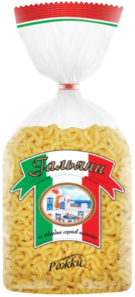 «Гальяни» Макароны Рожки 450г*18шт