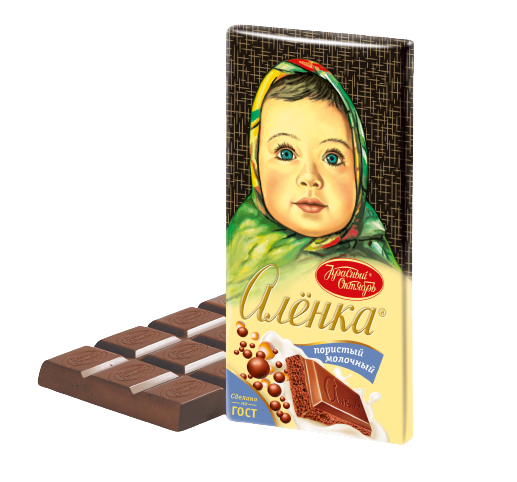 «Алёнка» шоколад пористый молочный, 95гр*14шт.