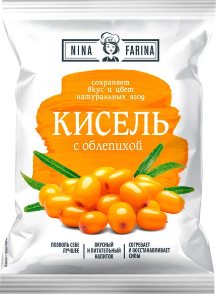 Tea & Kisel ~ «Nina Farina» Кисель с облепихой 110гр*20шт