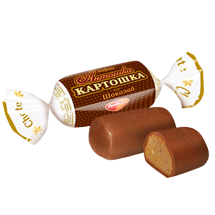 «РотФронт» Конфеты Антошка картошка вкус шоколад 3кг