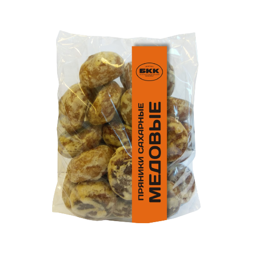 «БКК» Пряники сахарные с ароматом меда 500гр*10шт