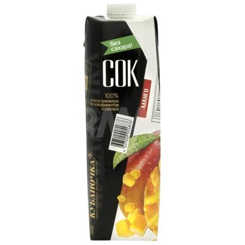 «Кубаночка» Сок Манго с мякотью 1л*12шт