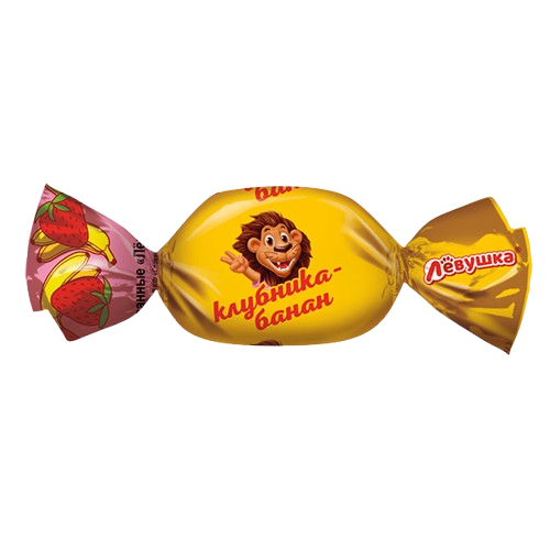 A27. Candy loose ~ Конфеты Левушка детям Клубника-банан 6кг/13.20lb