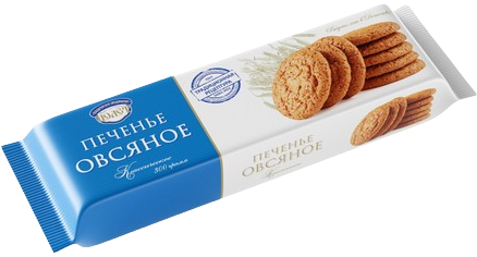 3.5 Cookies ~ Печенье Полёт Овсяное классическое 300гр*10шт