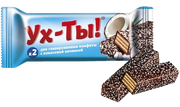 A08. Chocolate Bars ~ Батончики Ух-Ты! глазированная с кокосовой начинкой 30гр*50шт