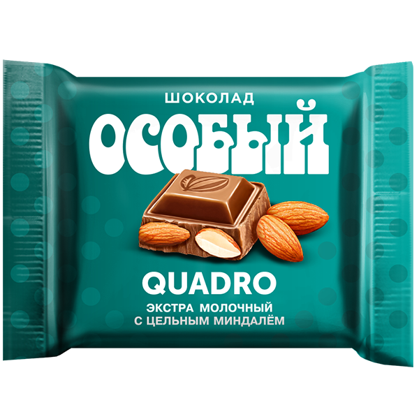 A09. Chocolate ~ Шоколад Особый экстра молочный с миндалём 85гр*15шт
