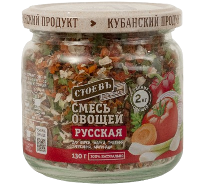 F00. Spices ~ Смесь овощей Русская 120гр*8шт
