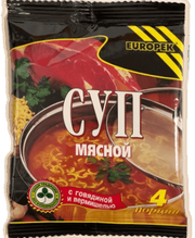 E02. Dry soup ~ Суп Мясной с говядиной и вермишелью 75г*20шт