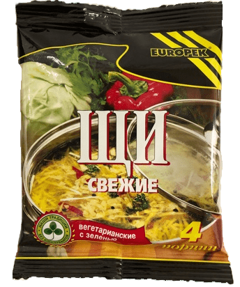 E02. Dry soup ~ Суп Щи свежие 75г*20шт