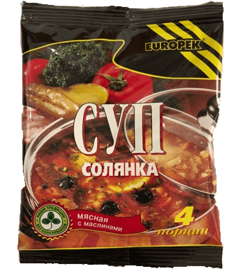 Europek® Суп Солянка 90г*20шт