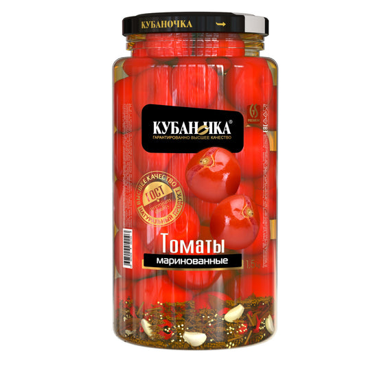 Томаты маринованные *Кубаночка* 1.500 Г.6шт.
