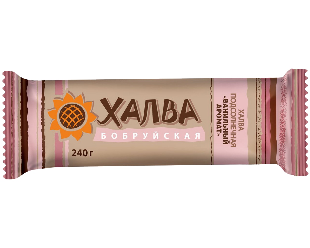 B45. Xalva ~ Халва Бобруйская Ванильная 240гр*16шт