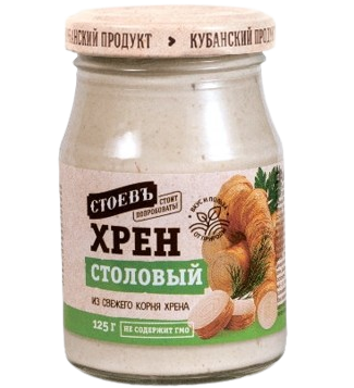 G01. Sauces ~ Хрен Столовый 125гр*12шт
