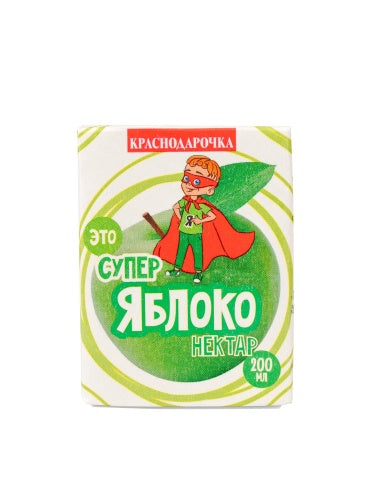 Яблочный нектар для детского питания «Краснодарочка», 0,2 л.27шт.