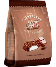 1.3 Marshmallows ~ Зефир ТМ «Первый Бобруйский» в шоколаде 230гр*8шт