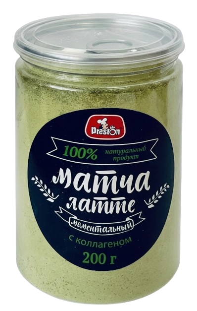 C12. Drinks ~  Моментальный напиток матча-латте 200г*6шт